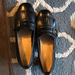 Clark’s detailed casual heel